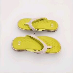Size 11 Under Armour Ignite‎ Pro Marbella Flip Flops Sandal 3026030-102 Women's